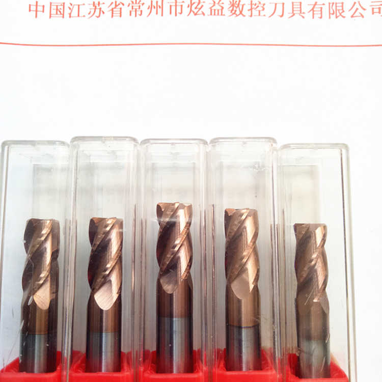 8D5R1.5*10d6R1.5D6R0.2d6R0.3D6R0.5钨钢合金圆角牛鼻立铣刀5