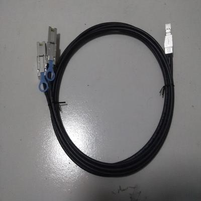 **一分二线 HD SFF-8644 TO 2*SFF-8088 4X Mini-SAS Y转接线*