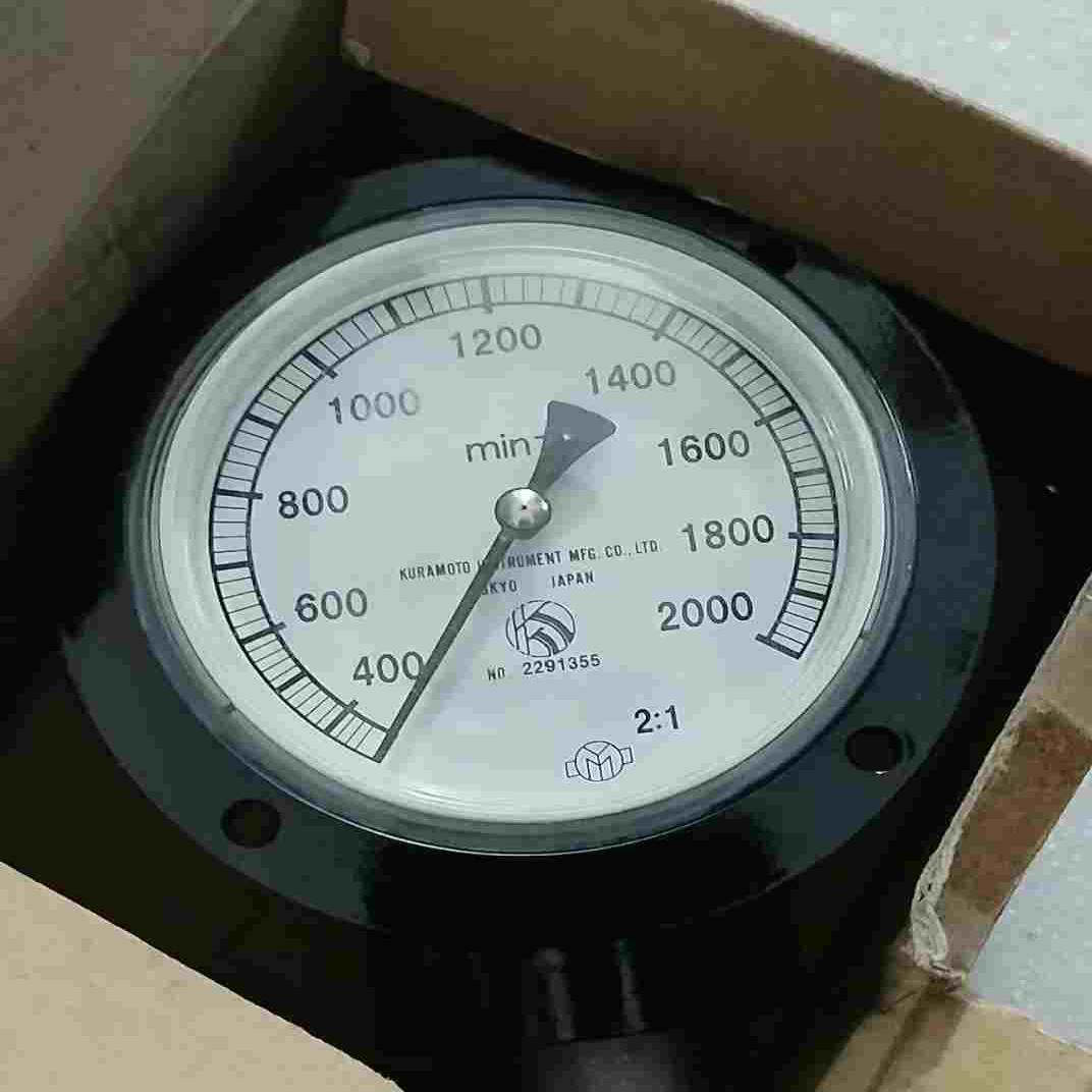 KURAMOTO转速表300-1200转，2:1比例，日本制--议价商品