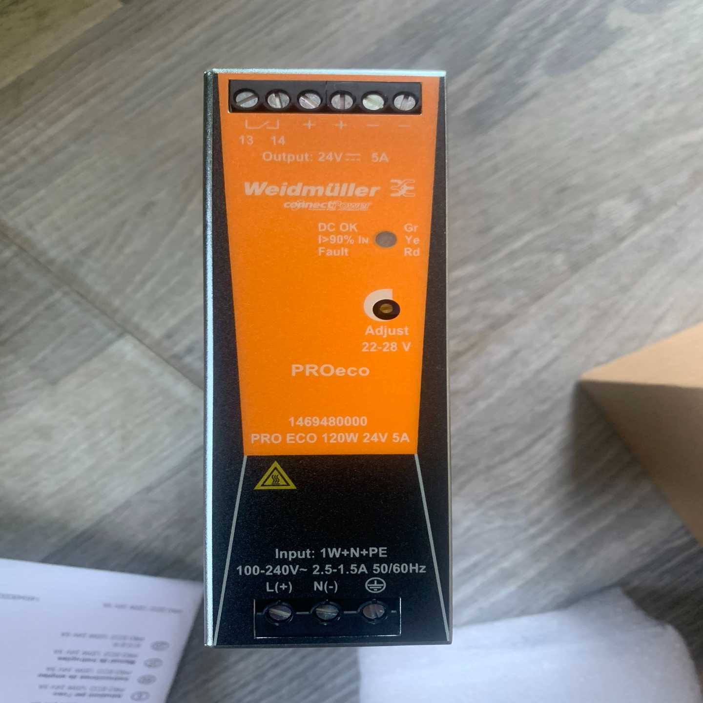魏德米勒电源，120W24V5A型号PROE(亚飞商行）