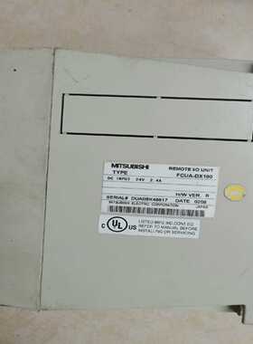 三菱IO模块 FCUA-DX100 件 实物拍照【侨报商行】