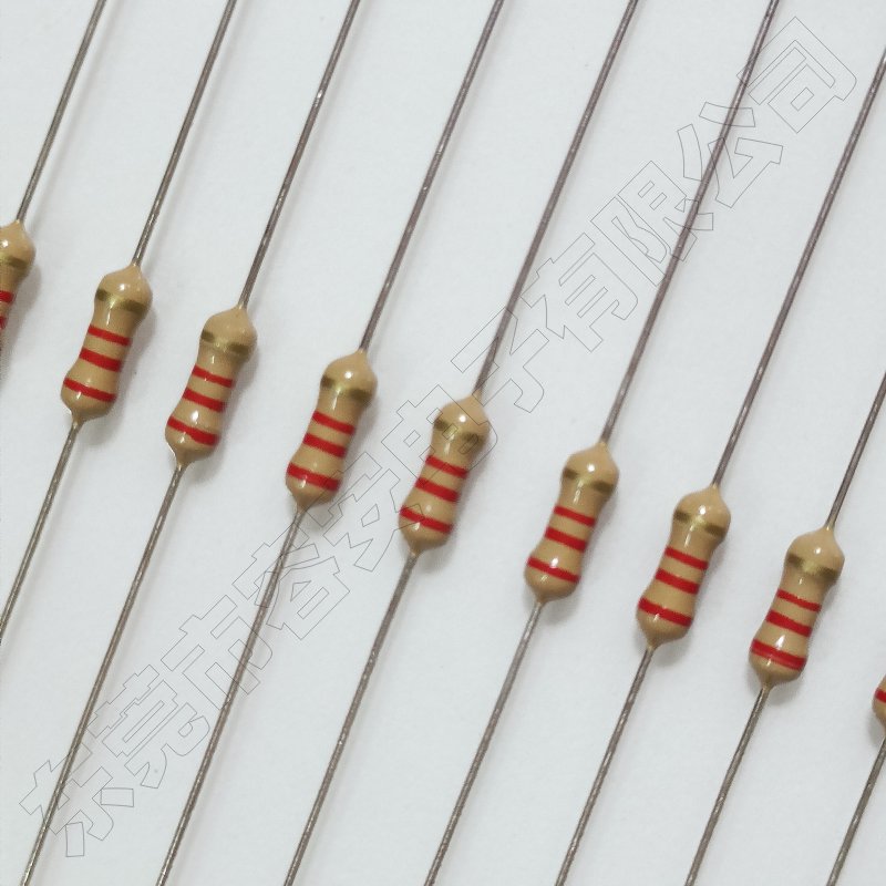 外销高质1/4W四色环碳膜电阻10k欧100R220R 0.25瓦2.2K33K47K