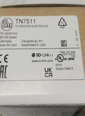 配件TN7531 TN2531 TN7511 TN2511全新原装IFM易福门压力传议价