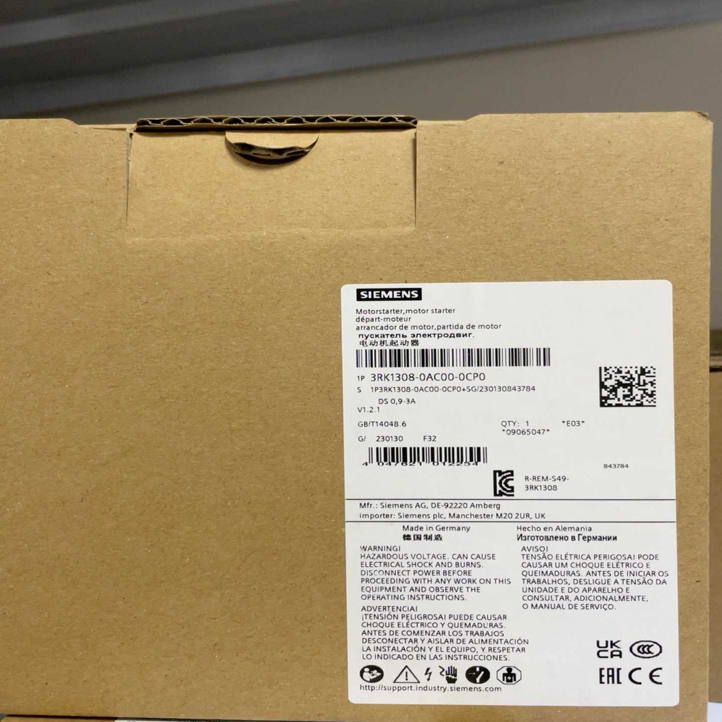 3RK1308-0AC00-0CP0  高性能直接起动器;~询价
