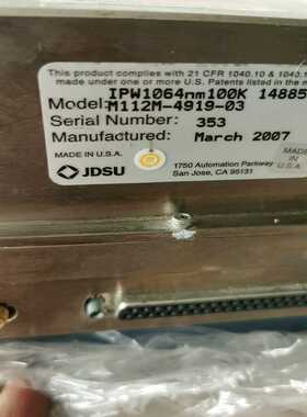 JDSU激光器M112M-4919-03（耶耶电子）