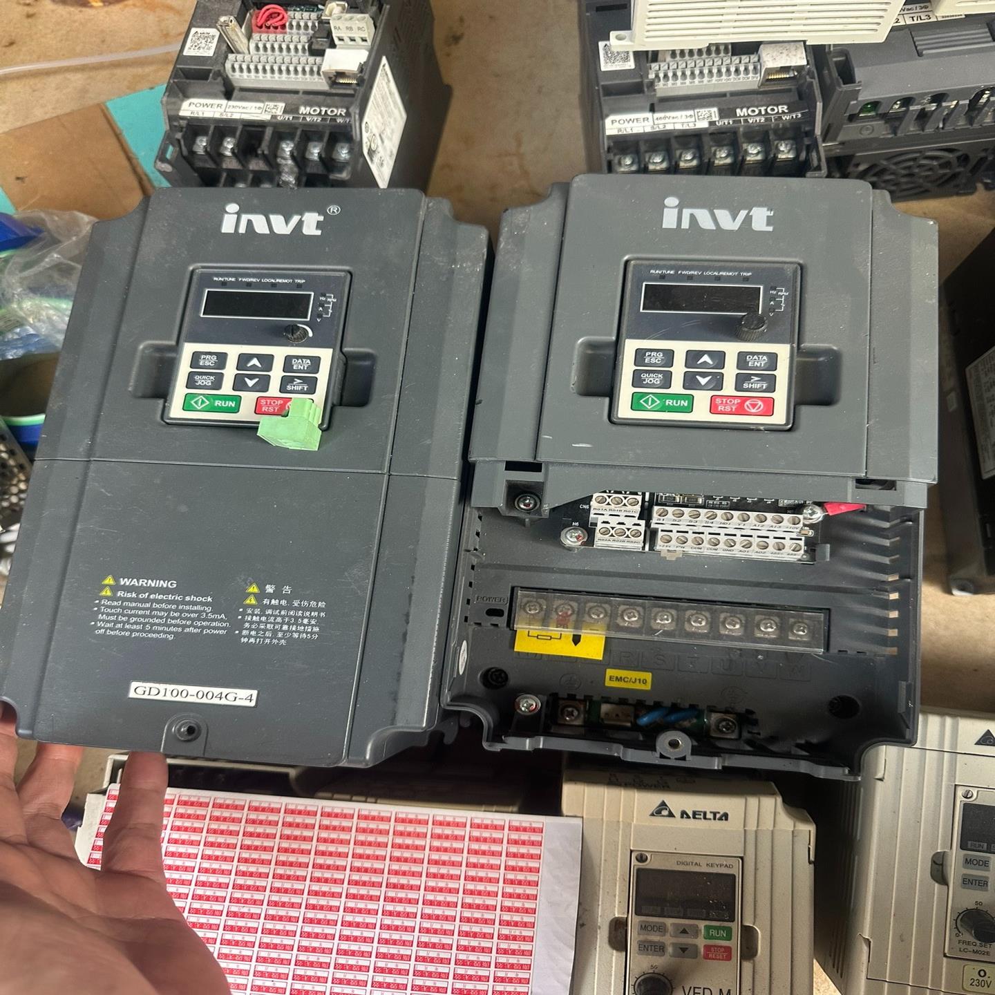 询价英威腾变频器GD100-004G-4，380V4KW