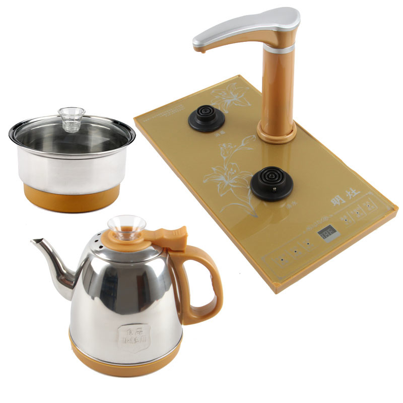 明灶主机配件自动上水电茶炉电热水壶茶盘茶桌台嵌两用烧水壶