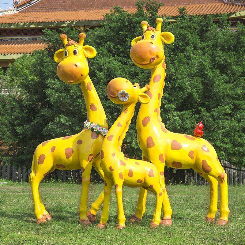户外仿真动物长颈鹿雕塑商场花园装饰庭院公园装饰品玻璃钢摆件,家装灯饰光源,其它灯具灯饰,淘宝优惠券,粉丝福利购,淘宝优惠卷