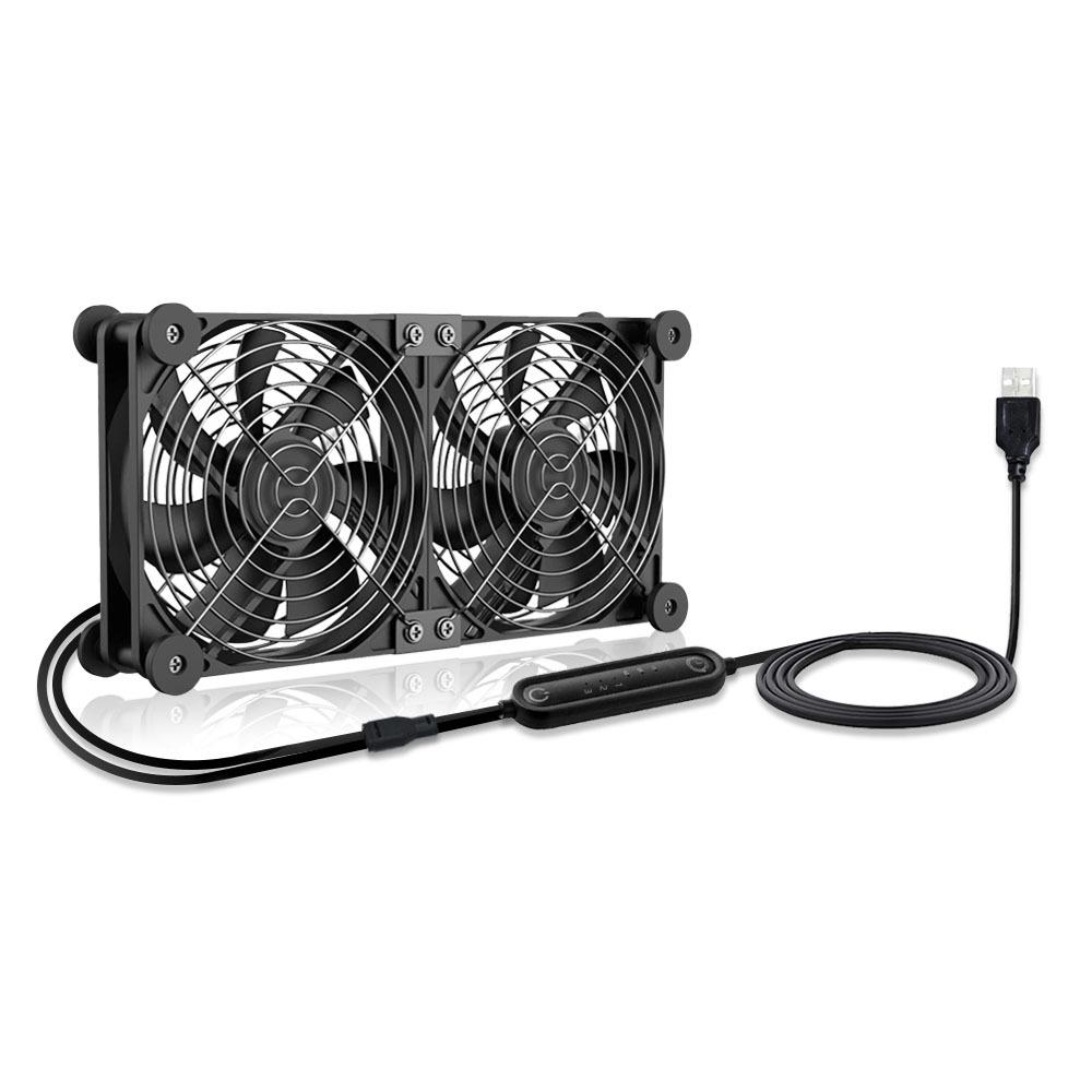 工厂USB定时风扇DC5V调速风扇4cm6cm8cm12cm14cm12V机柜风扇