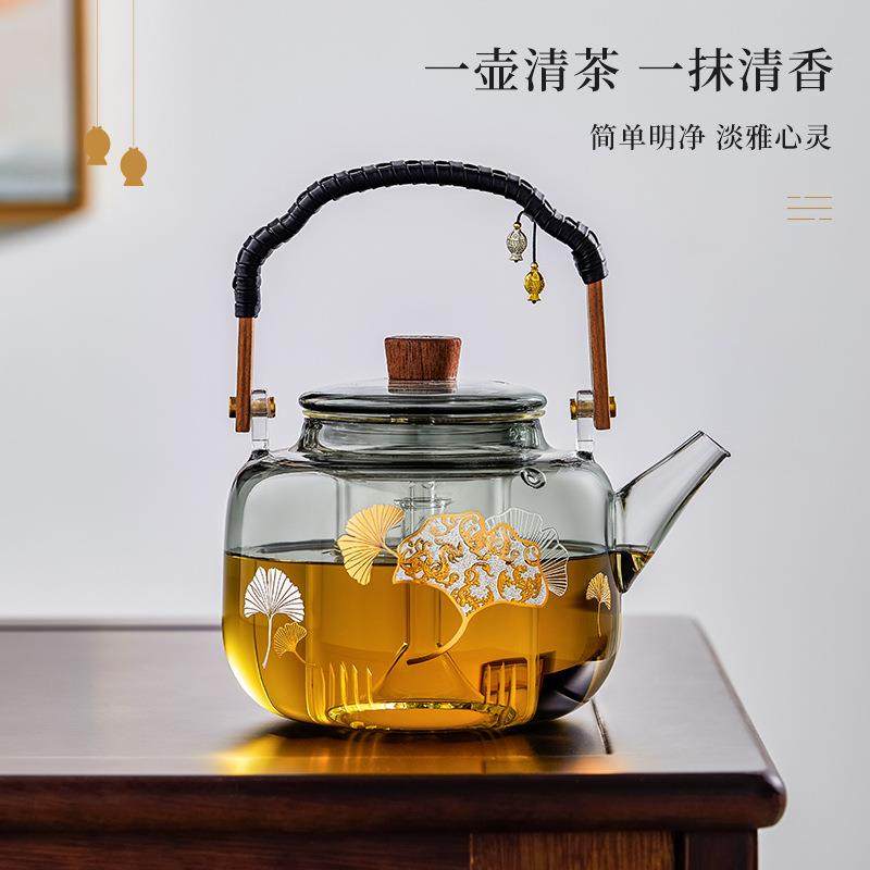 中式大容量蒸煮一体两用提梁煮茶壶耐热高硼硅加厚玻璃电陶炉专用,家装灯饰光源,其它灯具灯饰,淘宝优惠券,粉丝福利购,淘宝优惠卷