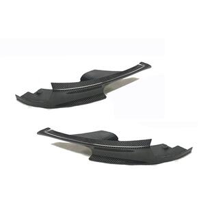 适用于宝马3系E90E92M3小包围前包角碳纤维二片式下巴M3风格改装