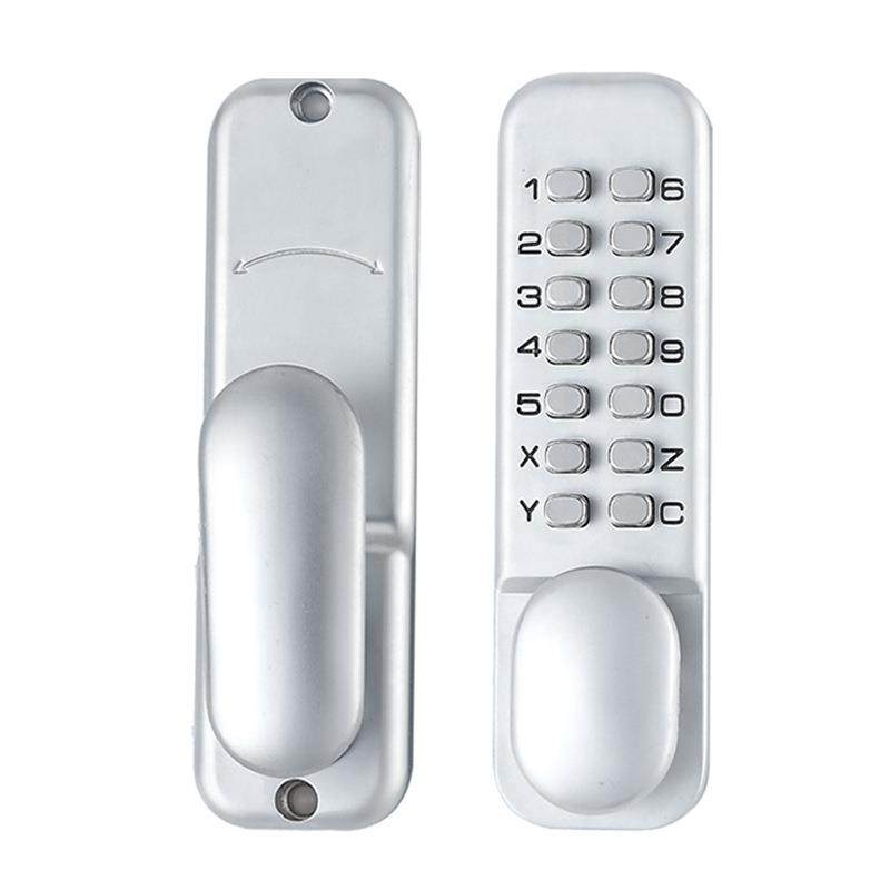 锌合金防水防锈机械密码锁户外铁门锁庭院门栅栏门木门铝艺门锁