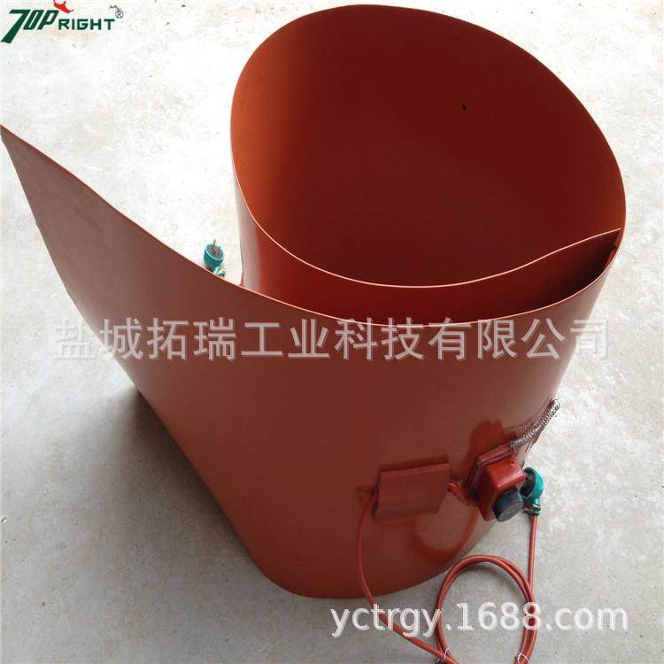 供应可调式旋钮温控油桶加热器200升硅橡胶油桶加热带电热带