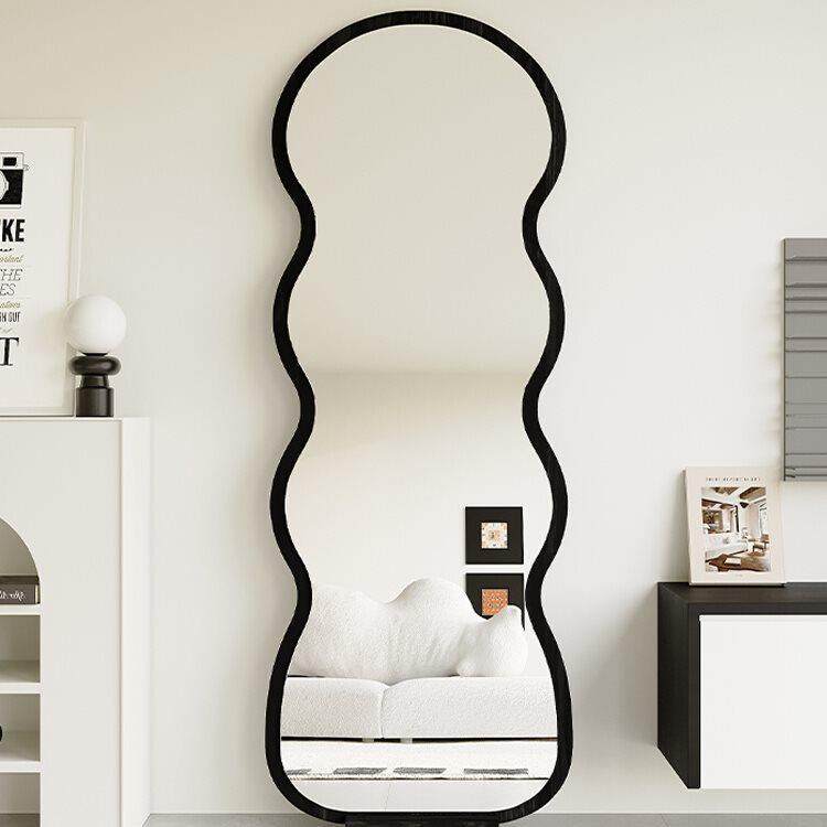 全身镜落地镜家用波浪穿衣镜服装店试衣网红女生卧室异形挂墙镜子,电子/电工,接线端子,淘宝优惠券,粉丝福利购,淘宝优惠卷