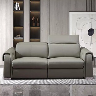 智能意式真皮沙发头层牛皮现代简约客厅小户型电动功能位沙发组合