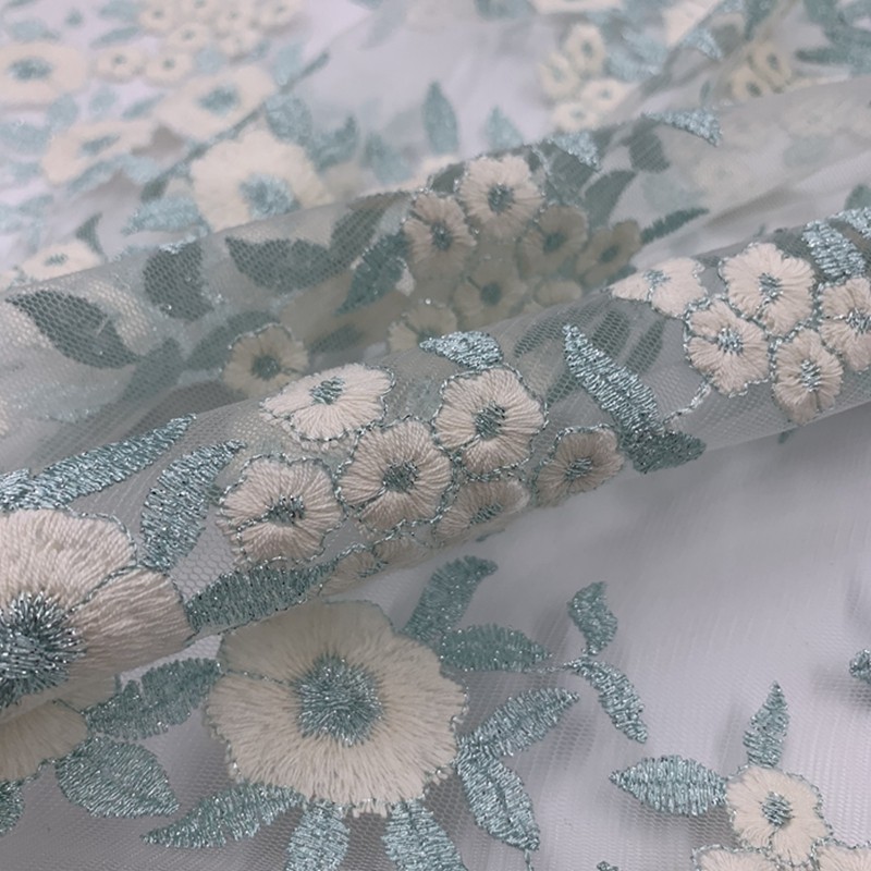 新品重工清新小碎花金丝刺绣蕾丝布料旗袍精致P绣花连衣裙服装面,纺织面料/辅料/配套,面料/布类,淘宝优惠券,粉丝福利购,淘宝优惠卷