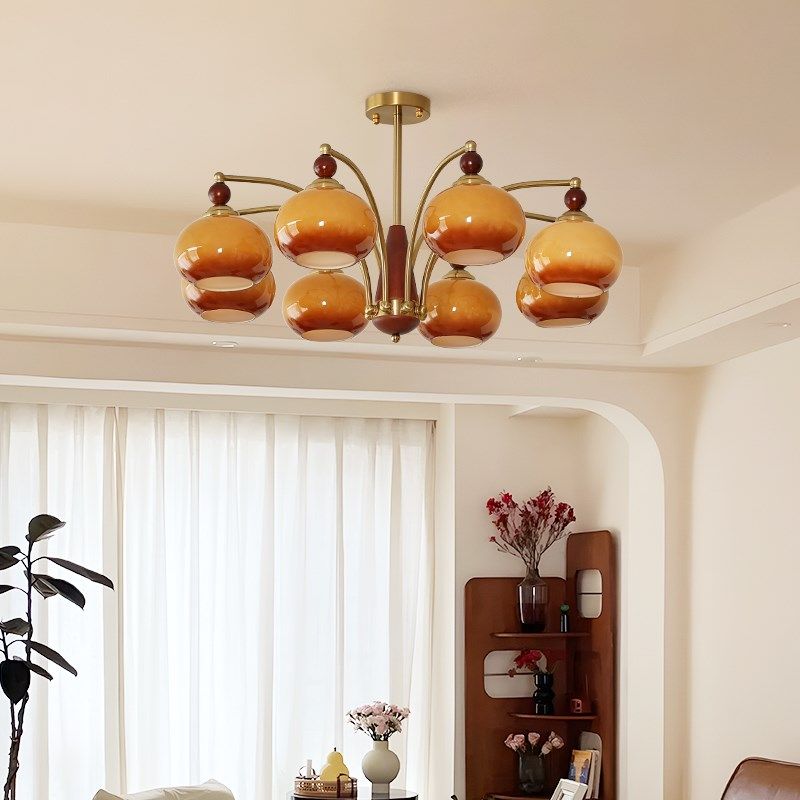 亦橙客厅吊灯中古风法式复古卧室主灯美式餐厅灯大厅高级感吸顶灯,家装灯饰光源,客厅吊灯,淘宝优惠券,粉丝福利购,淘宝优惠卷