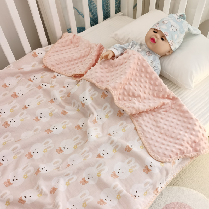 豆豆毯婴儿盖毯纯棉纱布新生儿安抚毛毯幼儿园儿童空调毛巾被春夏,婴童用品,被子/被芯,淘宝优惠券,粉丝福利购,淘宝优惠卷