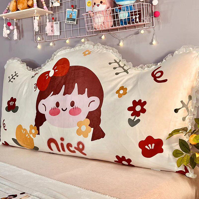 床头靠垫卡e通可爱榻榻米靠背床上软包防撞飘窗靠枕可拆洗2023新