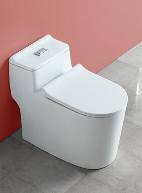卫生洁具陶瓷坐便器大管道防臭防溅水普通马桶家用浴室大便器新品