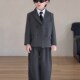 男孩主持人演出服装 儿童生日宴西服花童西装 秋季 男童礼服2025新款