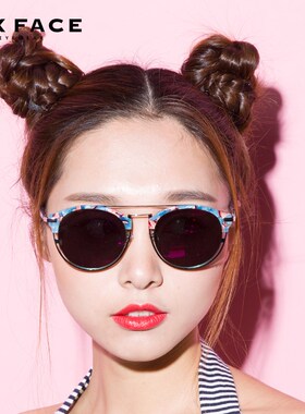 新款太阳眼镜超薄板材镀膜女复古经典百搭潮圆形司机驾驶墨镜6026