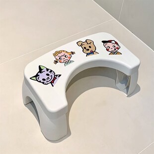 原田治马桶凳家用加厚蹲坑神器成人儿童脚蹬厕所蹲便坑垫脚凳可爱