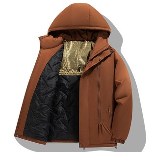 冬季中长款外套棉衣新款男女士防风棉服K休闲加厚保暖棉袄连帽情