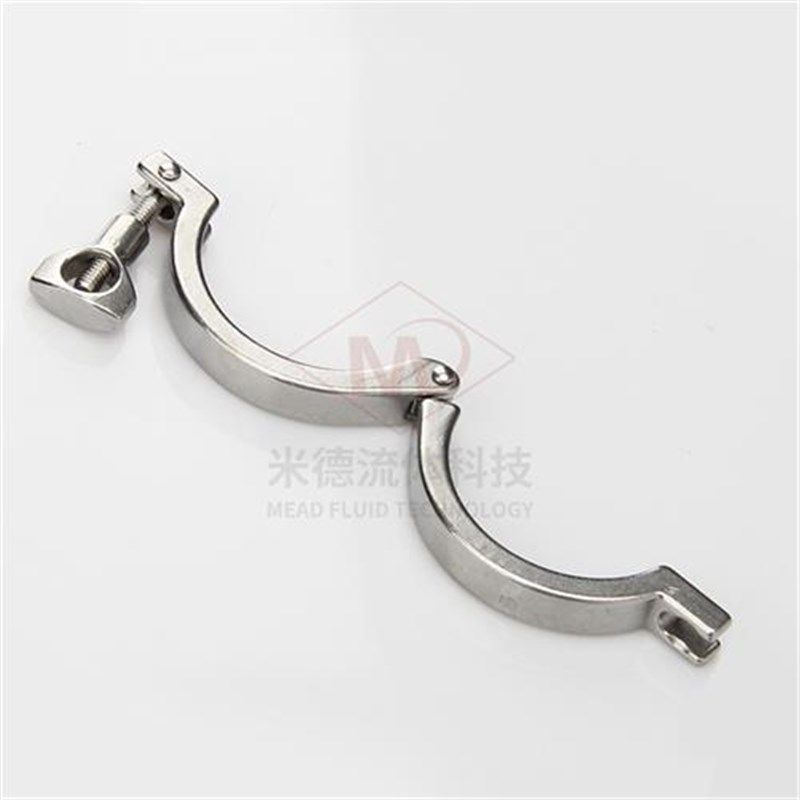 卫生级快装卡箍304/201不锈钢接头卡盘抱箍快速接头端头卡扣管夹