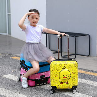 箱拖箱行李 定制20寸儿童拉杆箱18寸登机箱男女旅行箱万向P轮密码