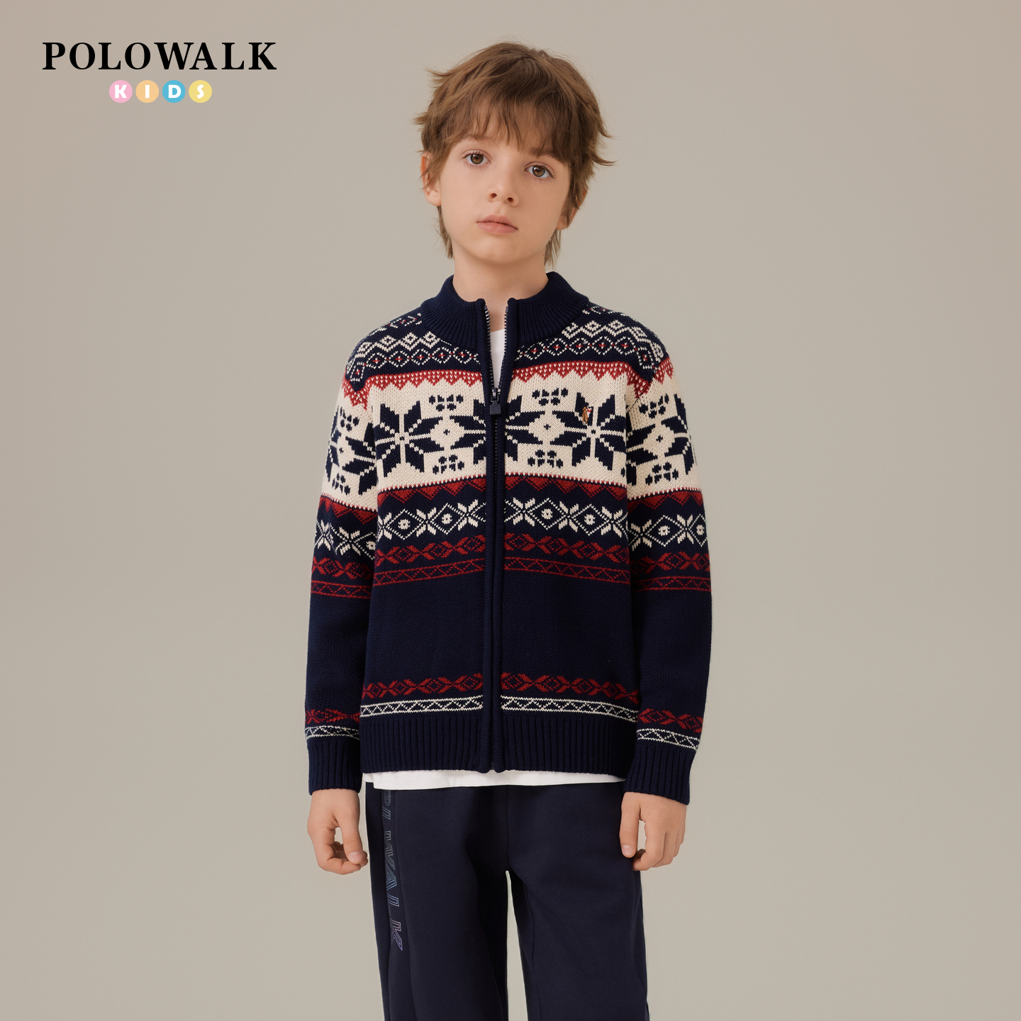 POLOWALK童装男童针织衫