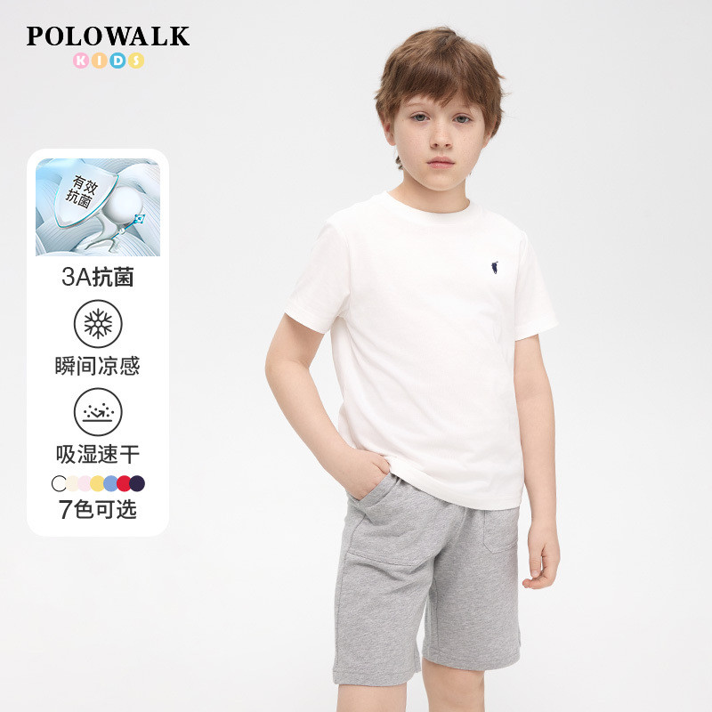 polowalk童装男童短袖T恤图片