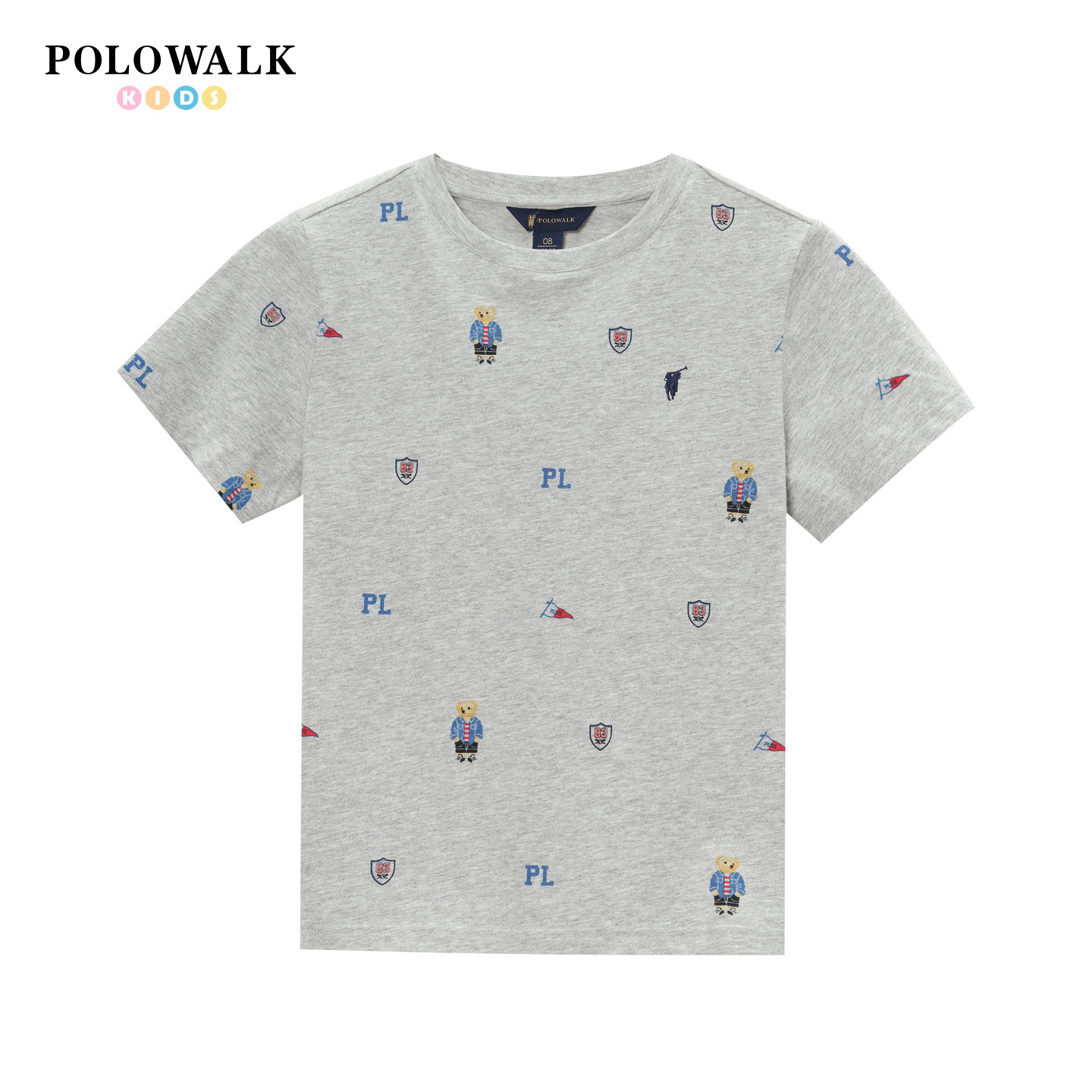 POLOWALK童装男童短袖T恤图片