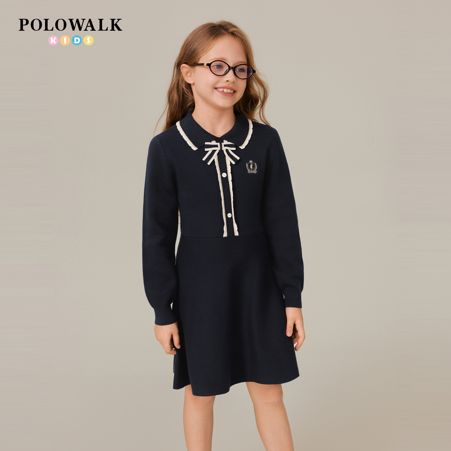 POLOWALK童装女童连衣裙
