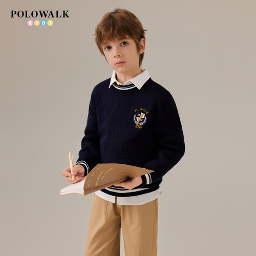 POLOWALK童装男童针织衫