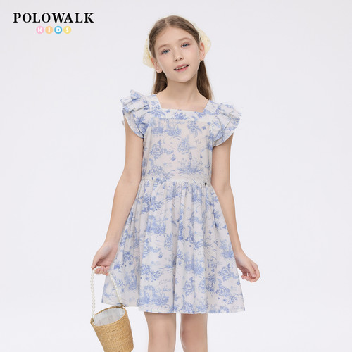 POLOWALK童装女童连衣裙