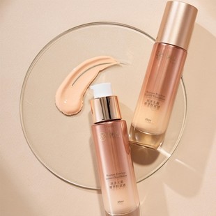 瀞禾 持妆自然妈生妆哑光粉底液持久水润无暇干皮 精华粉底液