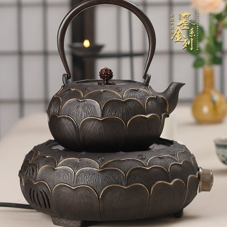 日本纯手工铁壶电陶炉专用煮茶器茶具套装烧水铁茶壶铸铁日式特价