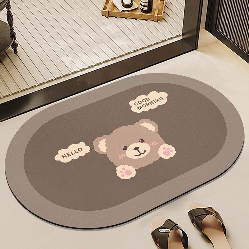 卫生间地垫硅藻泥吸水垫速干浴室洗手间门口防滑脚垫厕所耐脏垫子,家庭/个人清洁工具,地垫,淘宝优惠券,粉丝福利购,淘宝优惠卷