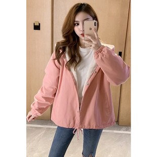 2025冬装新款韩版加绒加厚棉衣棉服初中高中学生短款羊羔毛外套女