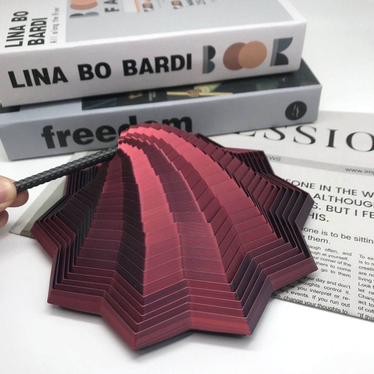 超解压3D打印带手柄螺塔几何八边形魔幻体桌面创意儿童益智玩具#3