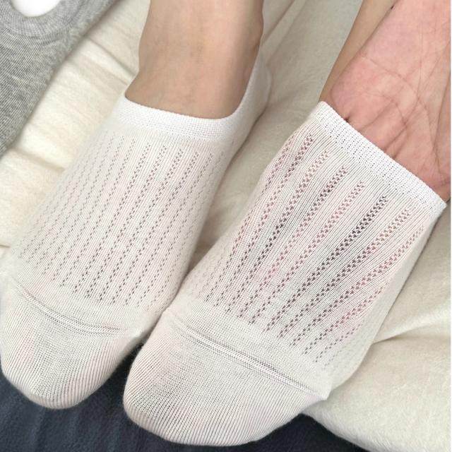 无骨网眼船袜女士防滑不掉跟透气夏季薄款棉浅口隐形袜子女款夏天