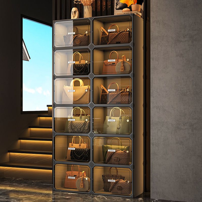 包包收纳神器展示柜卧室包架家用防尘盒大包包柜落地
