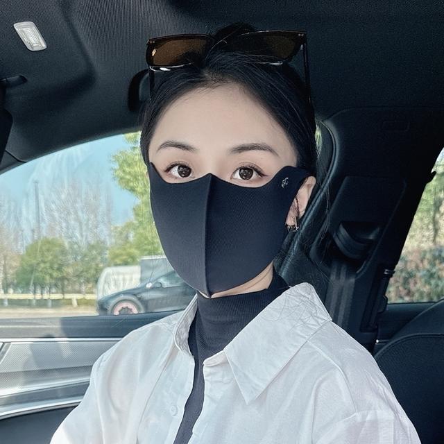 秋冬款玻尿酸保暖口罩冬季骑行防寒面罩可水洗护眼角防晒透气面罩