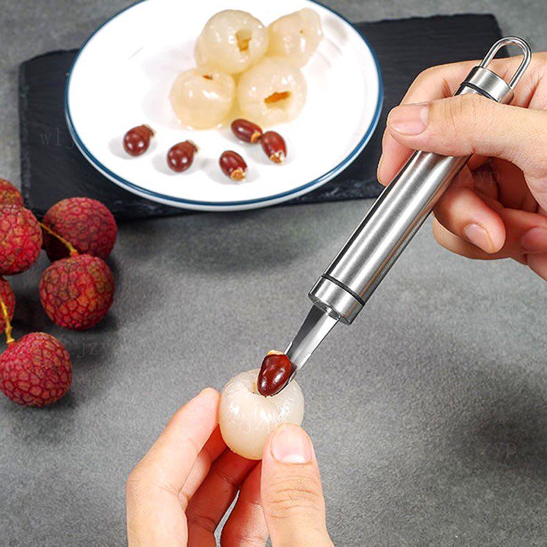不锈钢龙眼去核器取肉挖肉器荔枝石硖剥壳工具,厨房/烹饪用具,虾线刀/剥虾器,淘宝优惠券,粉丝福利购,淘宝优惠卷