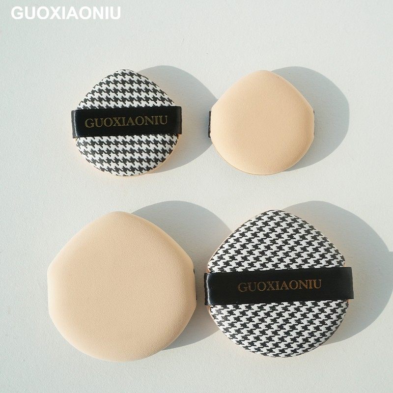 郭小妞复古高级千鸟格柔软大泡芙气垫粉扑干湿两用化妆海绵超软,家庭/个人清洁工具,面扑/粉扑,淘宝优惠券,粉丝福利购,淘宝优惠卷