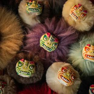 浚县皮老虎玩具 王居梅老师手工制作 冰箱贴挂件 新年送礼把玩