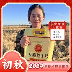天施恩2025新米上市长粒香东北大米黑龙江东宁三岔口长粒香