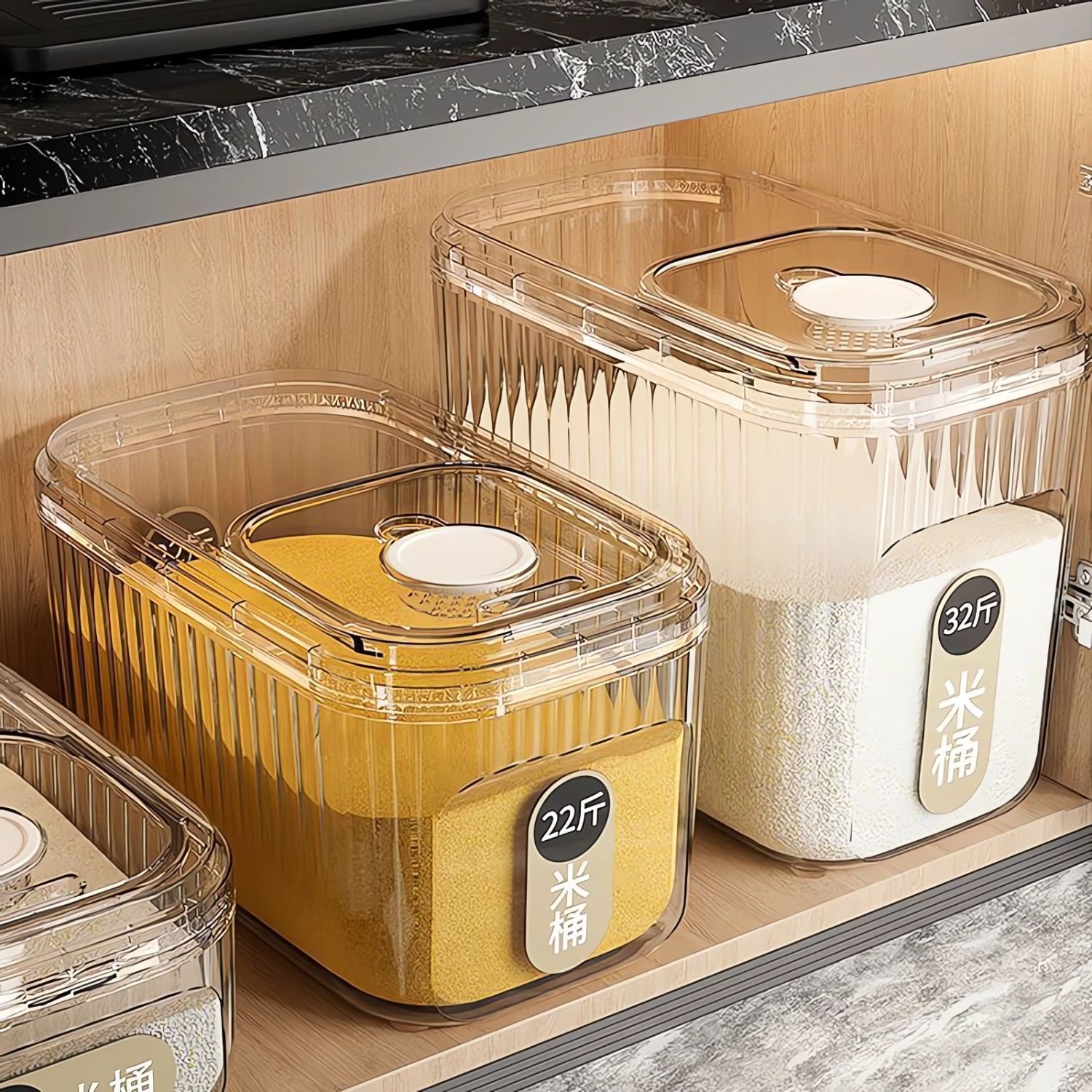 米桶家用2025新款防虫防潮密封储粮桶面桶米箱五谷杂粮收纳盒米缸