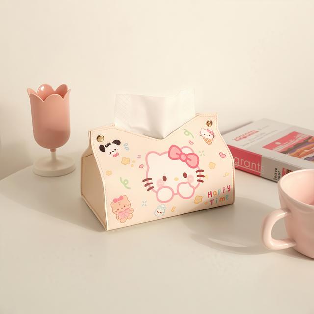 HelloKitty可爱卡通纸巾盒露比抽纸盒家用客厅桌面创意餐巾纸抽盒